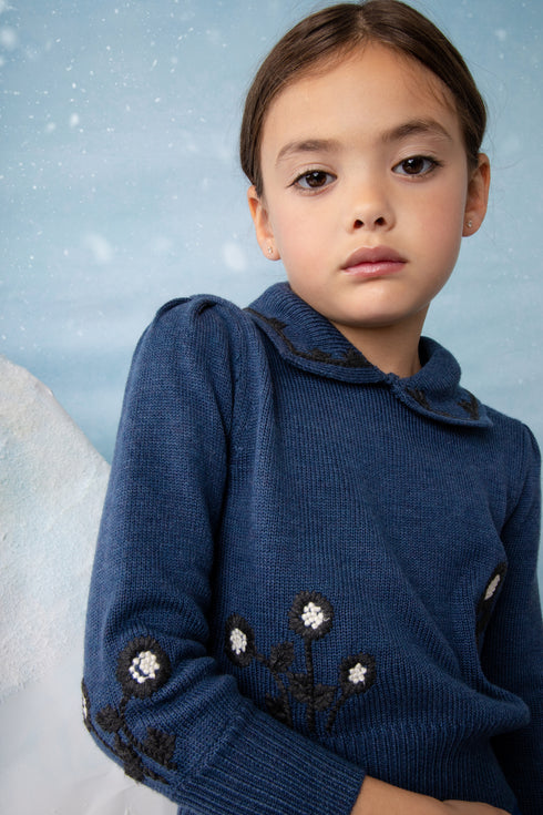 Noma Navy Knit Set
